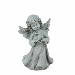 Top 10 ⌛ Northlight 6.5 in. Angel Girl Holding Flower Outdoor Garden Statue 🌟