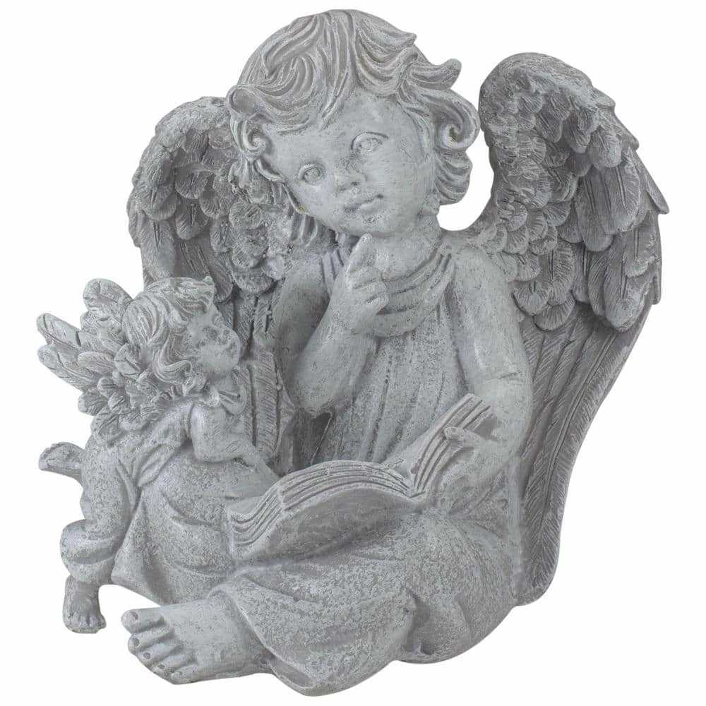 Cheap ๐ฏ Northlight 8.25 in. Reading Angels with Book Outdoor Garden Statue ๐
