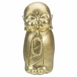 Outlet 🌟 Northlight 11.5 in. Golden Buddhist Monk Outdoor Garden Statue ⭐