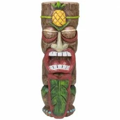 Budget 🎉 Northlight 16 in. Solar Lighted Polynesian Outdoor Garden Tiki Statue ❤️