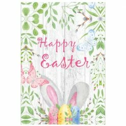Flash Sale 🤩 Northlight 2.3 ft. x 3.3 ft. Polyester Happy Easter Bunny Ears Outdoor House Flag 🔔