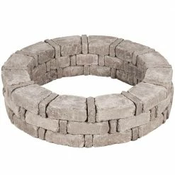 Best Sale 👍 Pavestone RumbleStone 46 in. x 10.5 in. Tree Ring Kit in Greystone 🔥